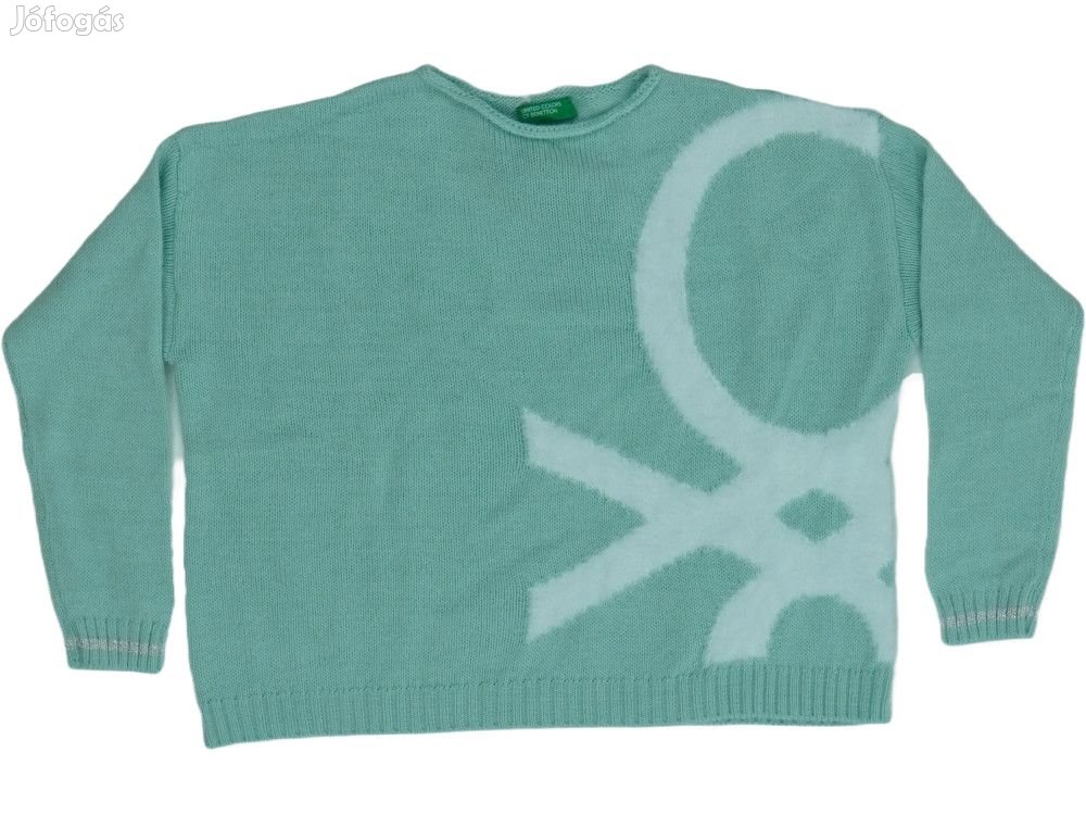 Benetton Új (címkés) Lány Kötött pulcsi (Méret: 128)