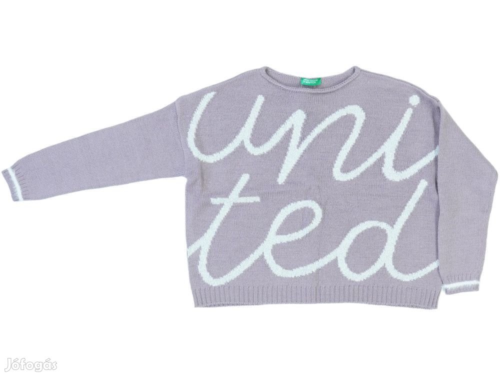Benetton Új (címkés) Lány Kötött pulcsi (Méret: 128)