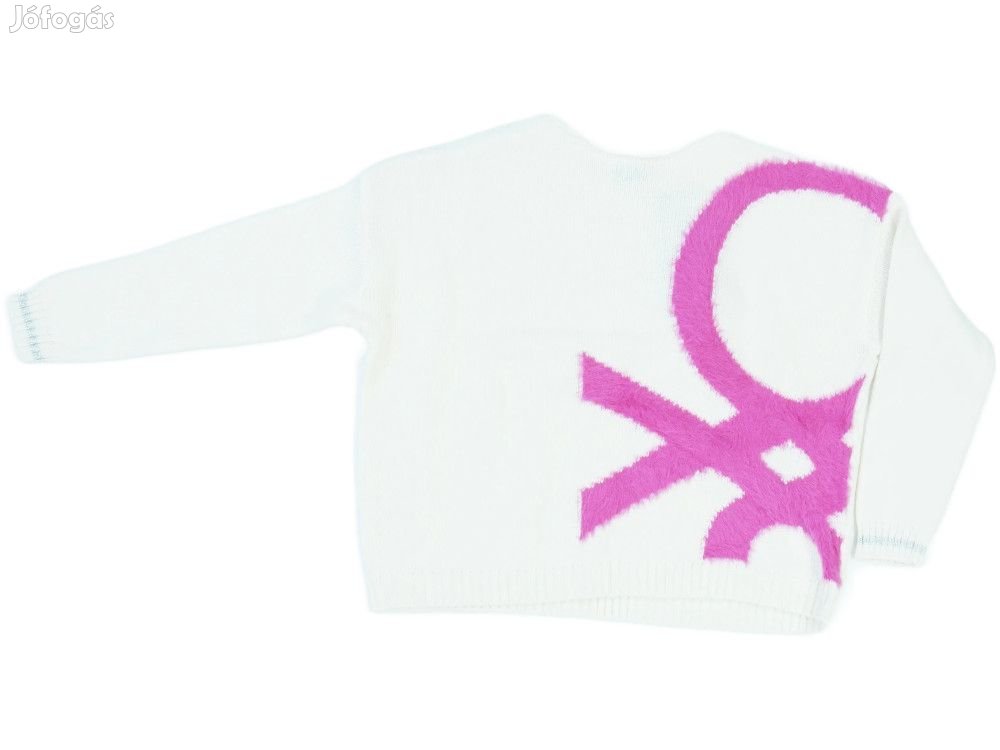 Benetton Új (címkés) Lány Kötött pulcsi (Méret: 128)