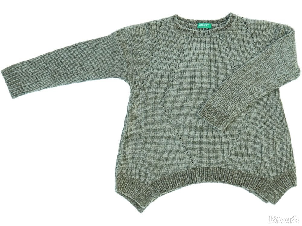 Benetton Új (címkés) Lány Kötött pulcsi (Méret: 128)
