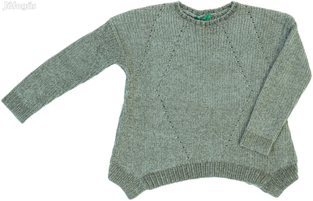 Benetton Új (címkés) Lány Kötött pulcsi (Méret: 128)