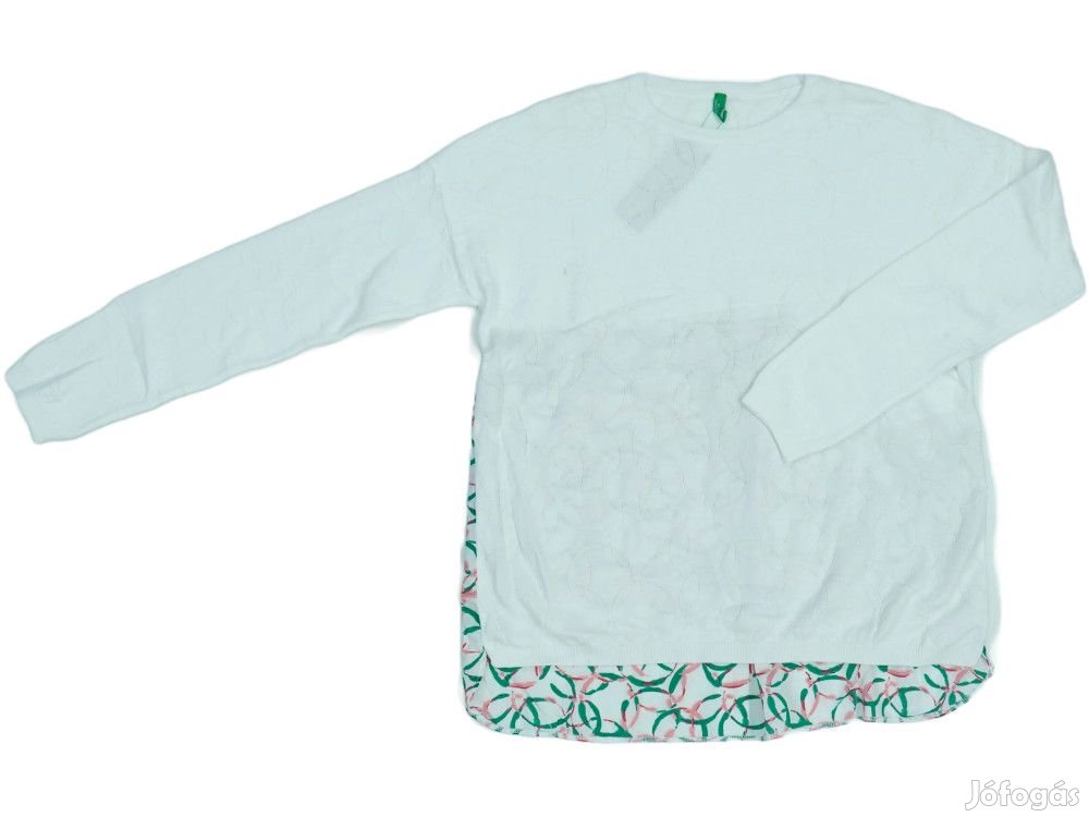 Benetton Új (címkés) Lány Kötött pulcsi (Méret: 152)