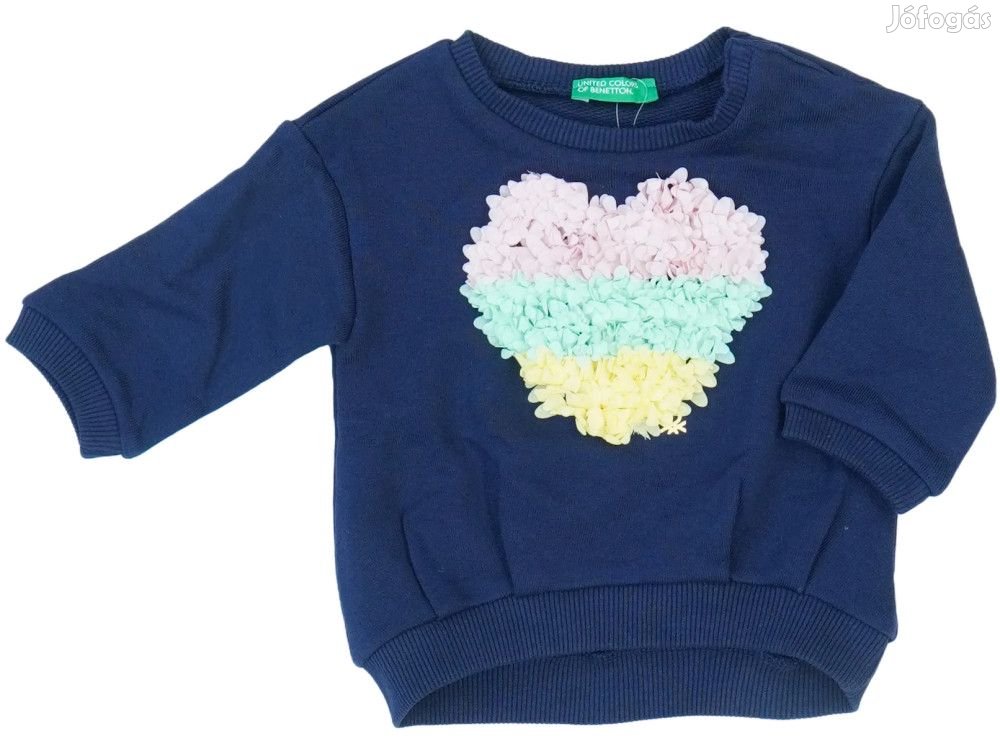 Benetton Új (címkés) Lány Kötött pulcsi (Méret: 62)