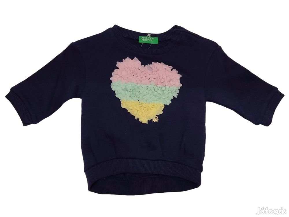 Benetton Új (címkés) Lány Kötött pulcsi (Méret: 62)