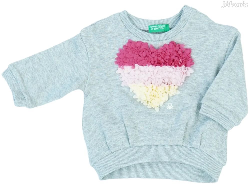 Benetton Új (címkés) Lány Kötött pulcsi (Méret: 62)