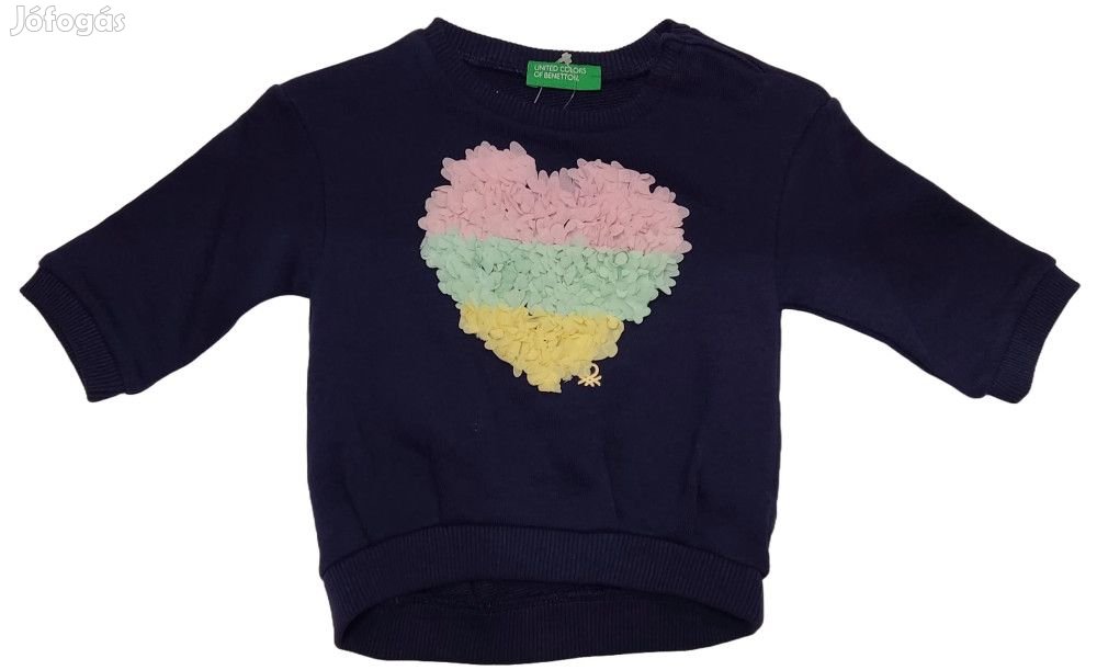Benetton Új (címkés) Lány Kötött pulcsi (Méret: 62)