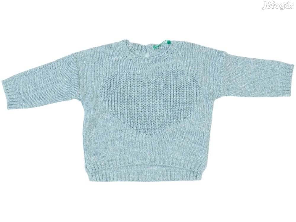Benetton Új (címkés) Lány Kötött pulcsi (Méret: 68)
