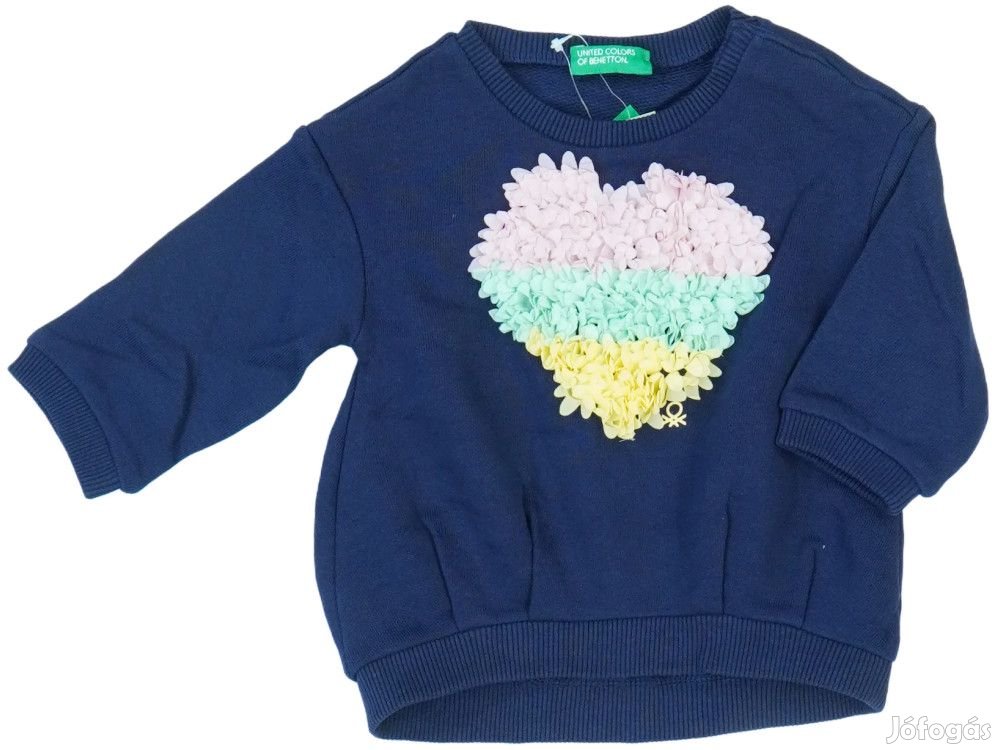 Benetton Új (címkés) Lány Kötött pulcsi (Méret: 68)
