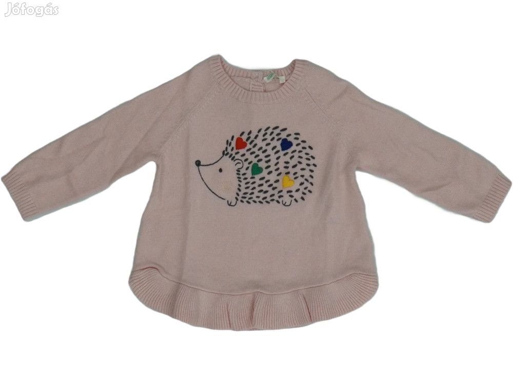 Benetton Új (címkés) Lány Kötött pulcsi (Méret: 74)
