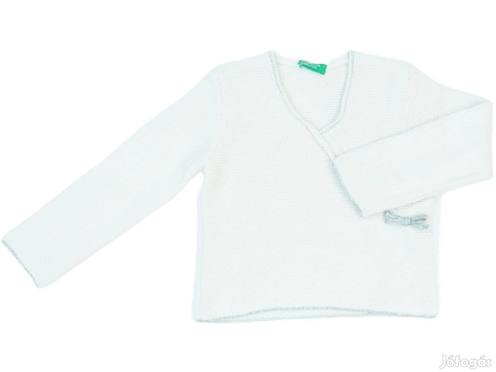Benetton Új (címkés) Lány Kötött pulcsi (Méret: 98)