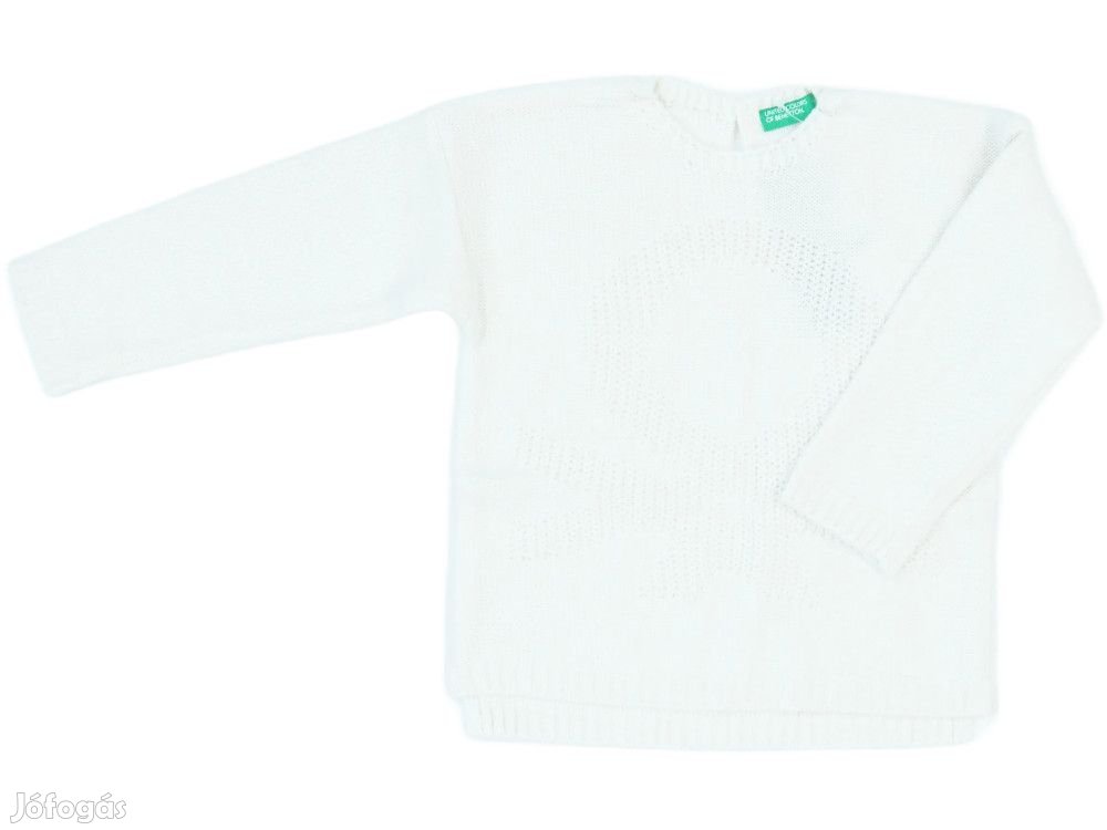 Benetton Új (címkés) Lány Kötött pulcsi (Méret: 98)