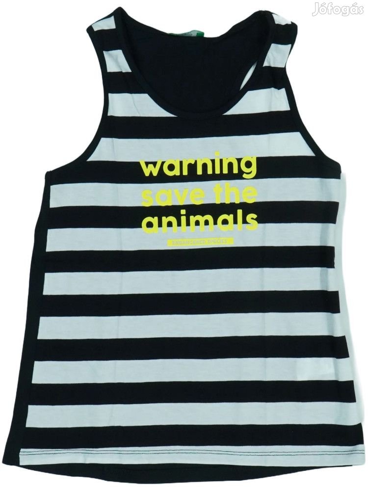 Benetton Új címkés Lány Lányka Női ujjatlan póló top Méret