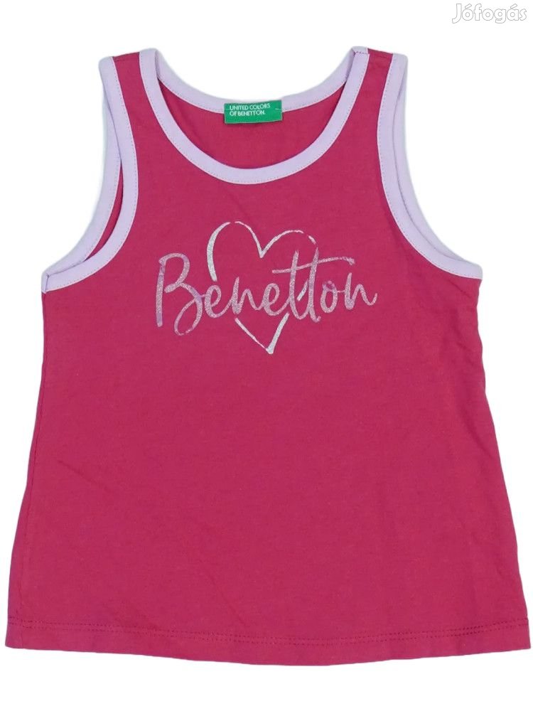 Benetton Új (címkés) Lány Lányka / Női ujjatlan póló / top (Méret: 80)