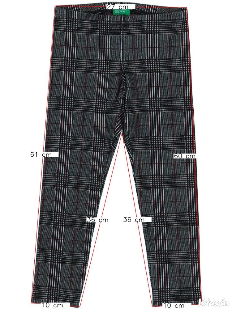 Benetton Új (címkés) Lány Leggings (Méret: 122)