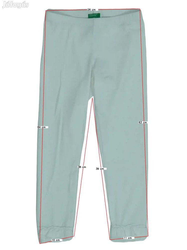 Benetton Új (címkés) Lány Leggings (Méret: 128)