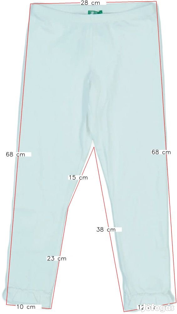 Benetton Új (címkés) Lány Leggings (Méret: 140)