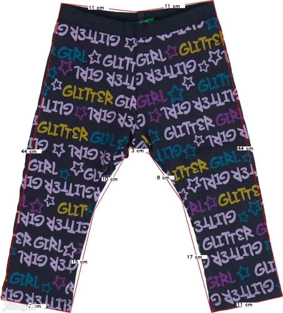 Benetton Új (címkés) Lány Leggings (Méret: 62)
