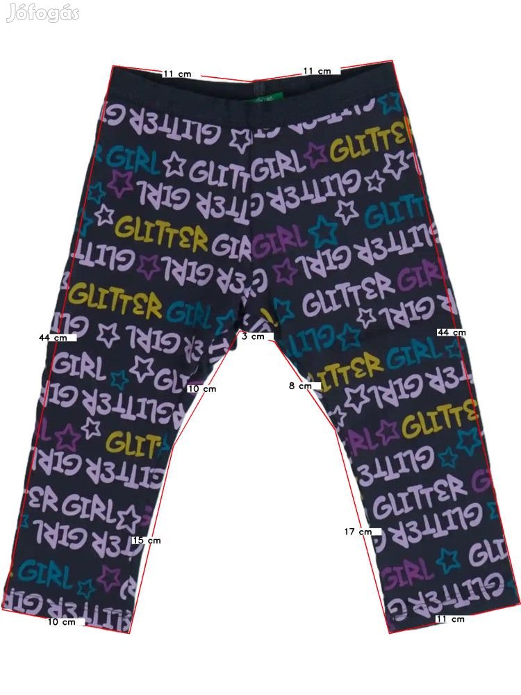 Benetton Új (címkés) Lány Leggings (Méret: 62)