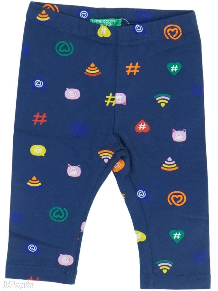 Benetton Új (címkés) Lány Leggings (Méret: 62)