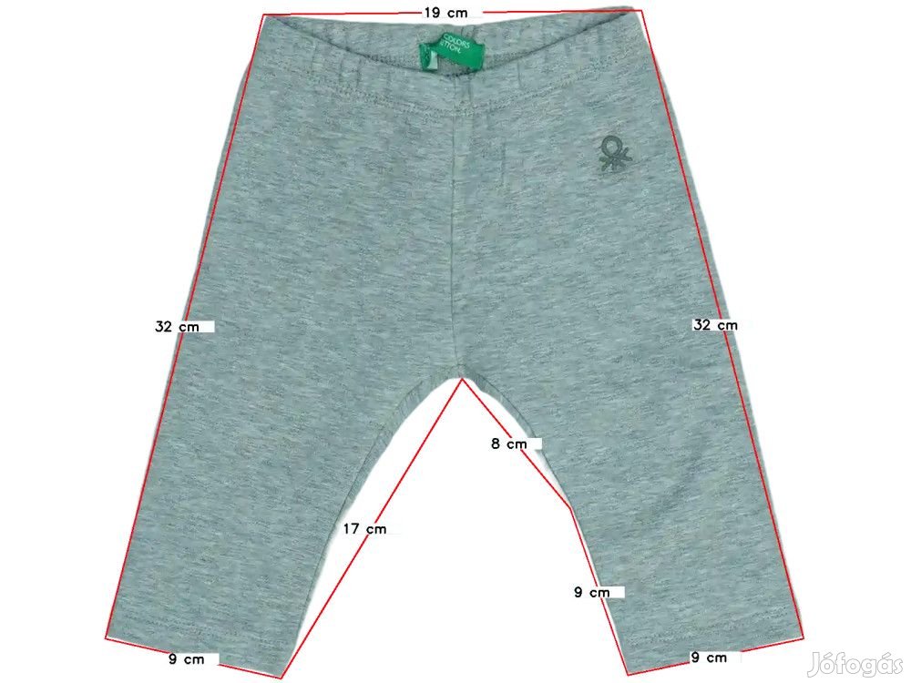 Benetton Új (címkés) Lány Leggings (Méret: 68)