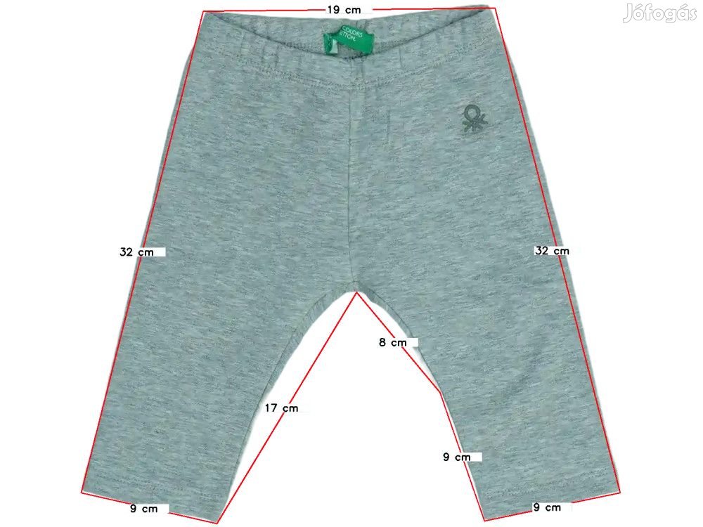 Benetton Új (címkés) Lány Leggings (Méret: 68)