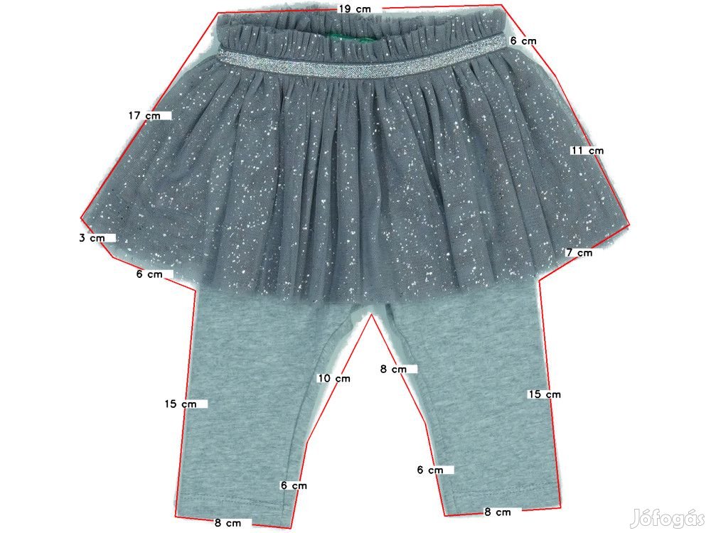 Benetton Új (címkés) Lány Leggings (Méret: 68)