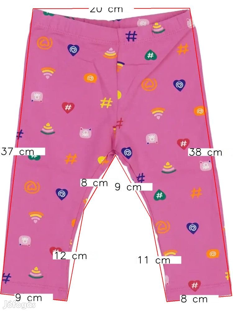 Benetton Új (címkés) Lány Leggings (Méret: 74)