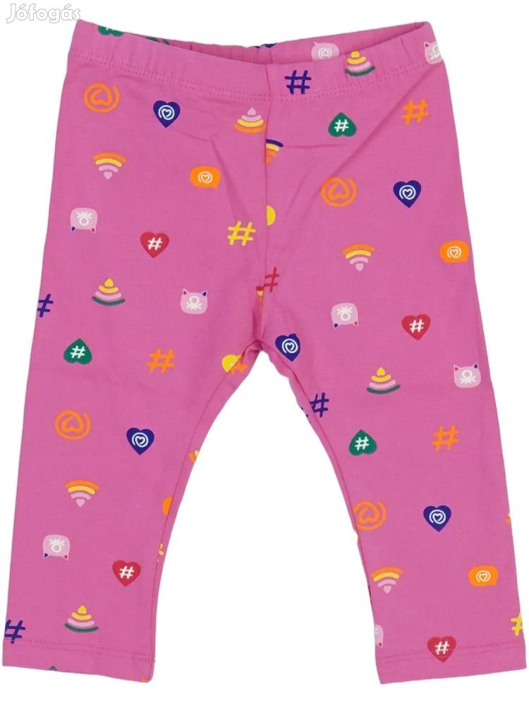 Benetton Új (címkés) Lány Leggings (Méret: 74)