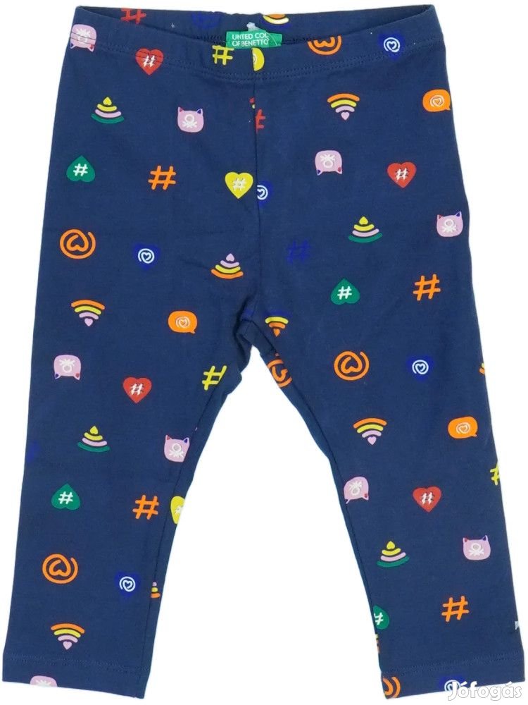 Benetton Új (címkés) Lány Leggings (Méret: 74)