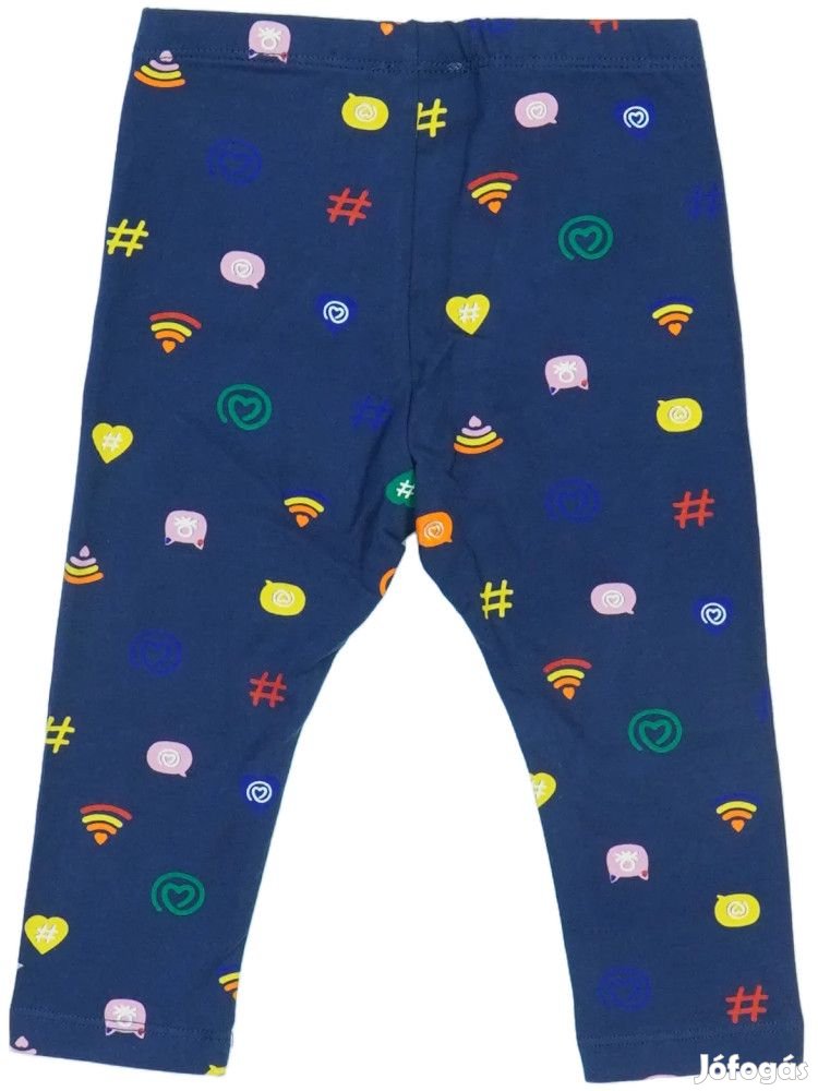 Benetton Új (címkés) Lány Leggings (Méret: 74)