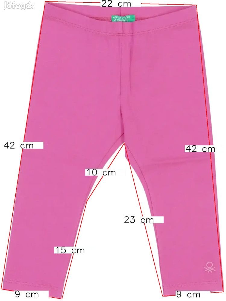Benetton Új (címkés) Lány Leggings (Méret: 80)