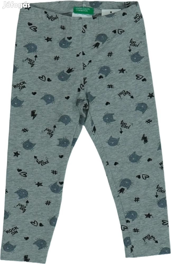 Benetton Új (címkés) Lány Leggings (Méret: 80)
