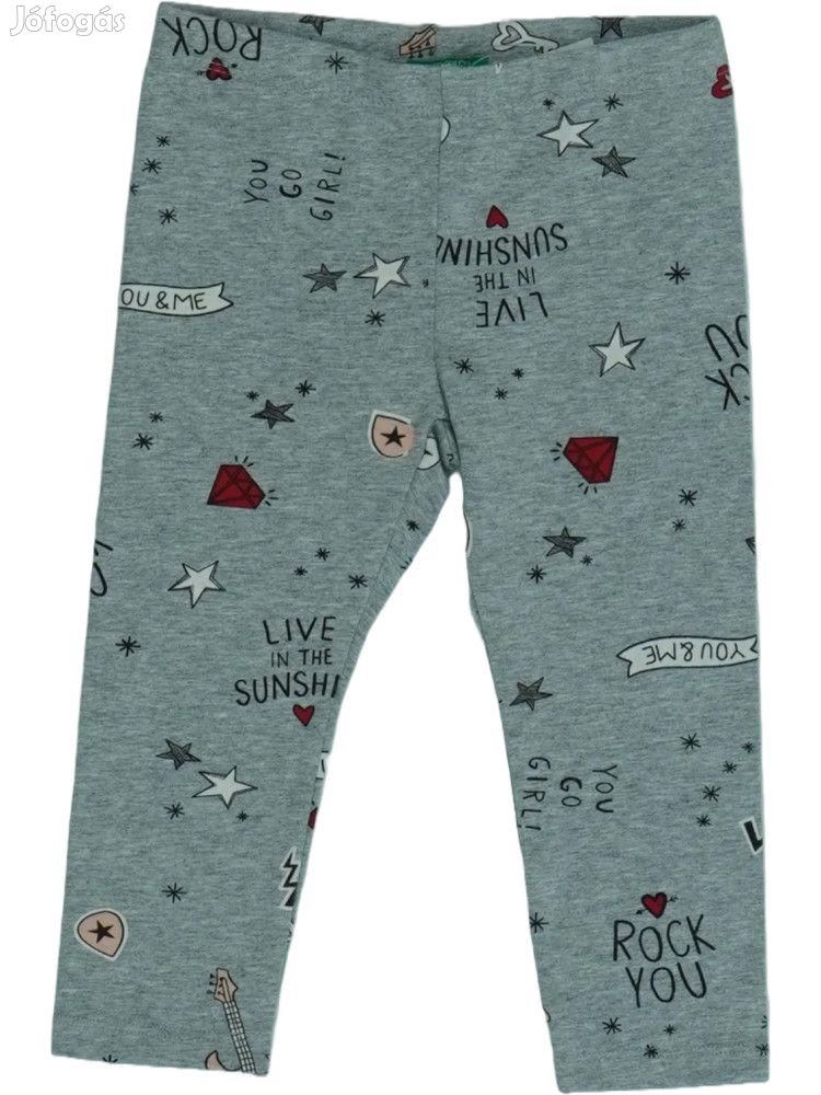 Benetton Új (címkés) Lány Leggings (Méret: 86)
