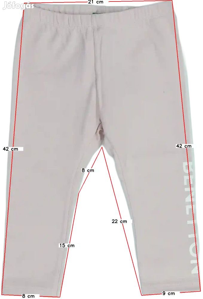 Benetton Új (címkés) Lány Leggings (Méret: 86)