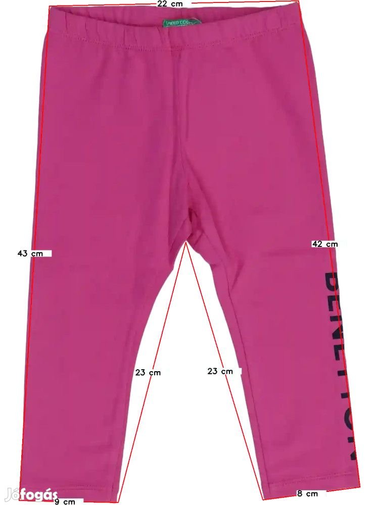 Benetton Új (címkés) Lány Leggings (Méret: 86)