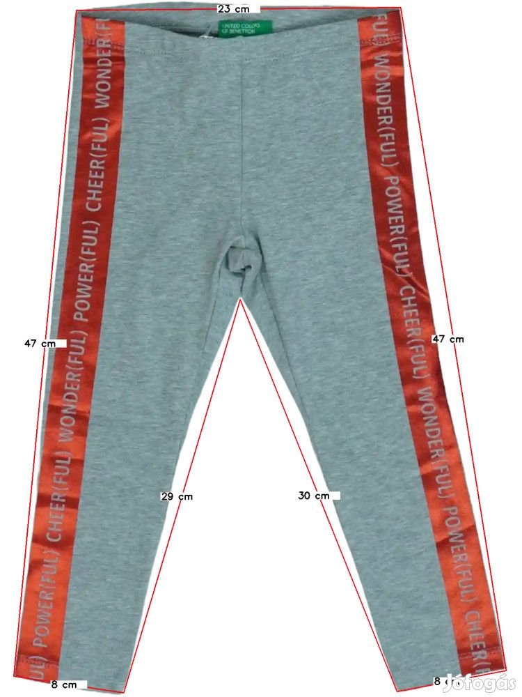 Benetton Új (címkés) Lány Leggings (Méret: 86)