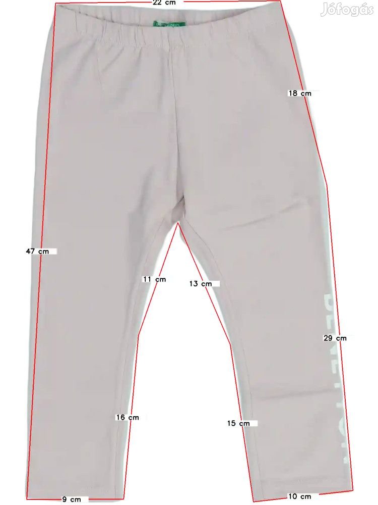 Benetton Új (címkés) Lány Leggings (Méret: 92)