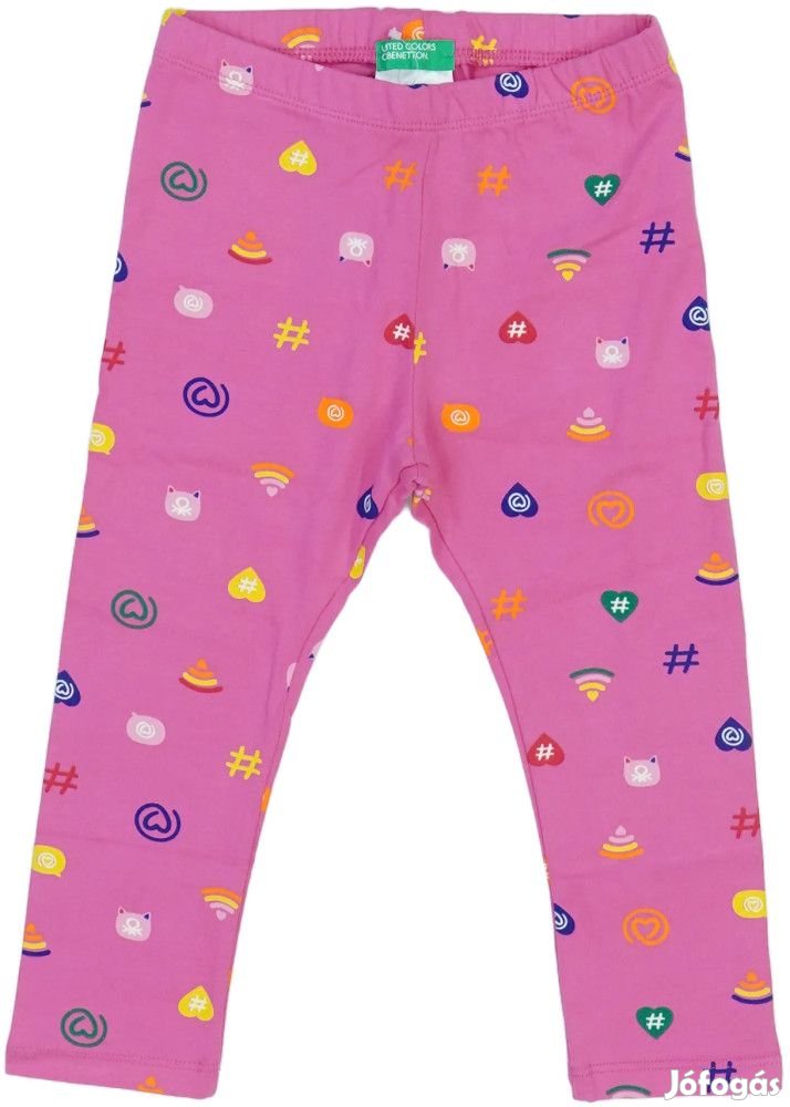 Benetton Új (címkés) Lány Leggings (Méret: 92)