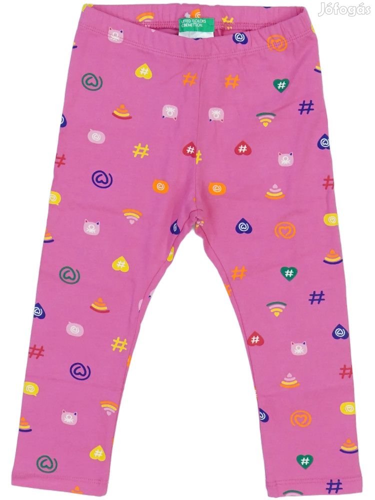 Benetton Új (címkés) Lány Leggings (Méret: 92)