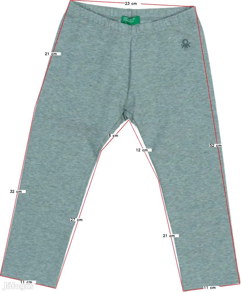 Benetton Új (címkés) Lány Leggings (Méret: 98)