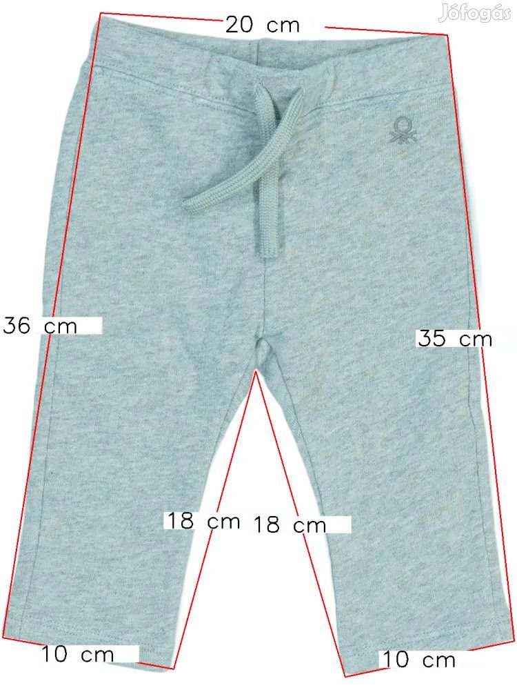 Benetton Új (címkés) Lány Melegítőnadrág (Méret: 68)