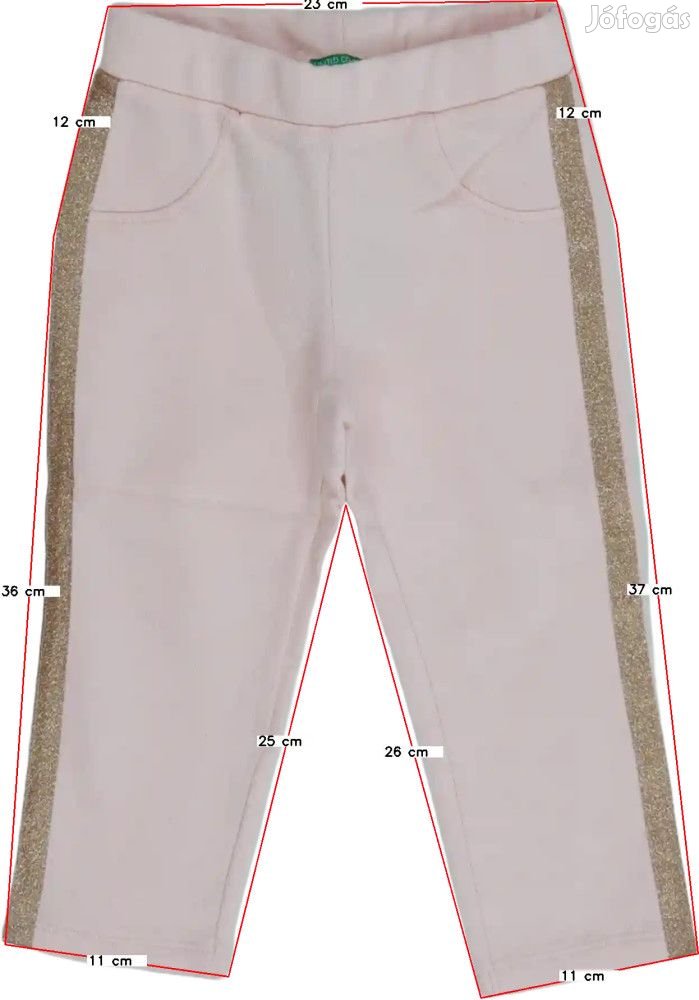 Benetton Új (címkés) Lány Melegítőnadrág (Méret: 86)