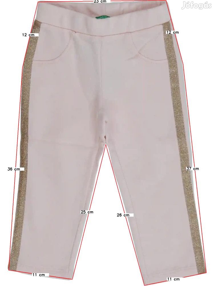 Benetton Új (címkés) Lány Melegítőnadrág (Méret: 86)