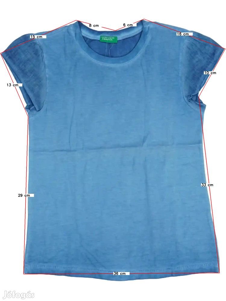 Benetton Új (címkés) Lány Póló (Méret: 128)