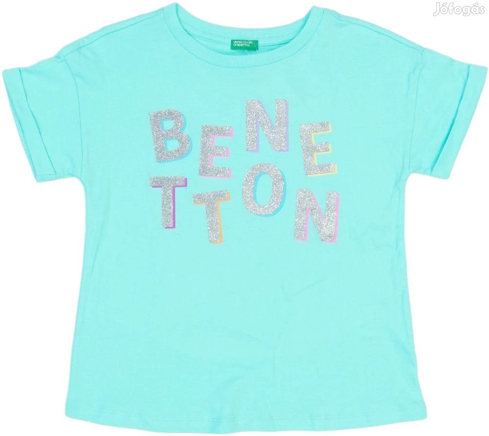 Benetton Új (címkés) Lány Póló (Méret: 128)