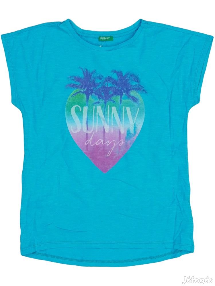 Benetton Új címkés Lány Póló Méret 134