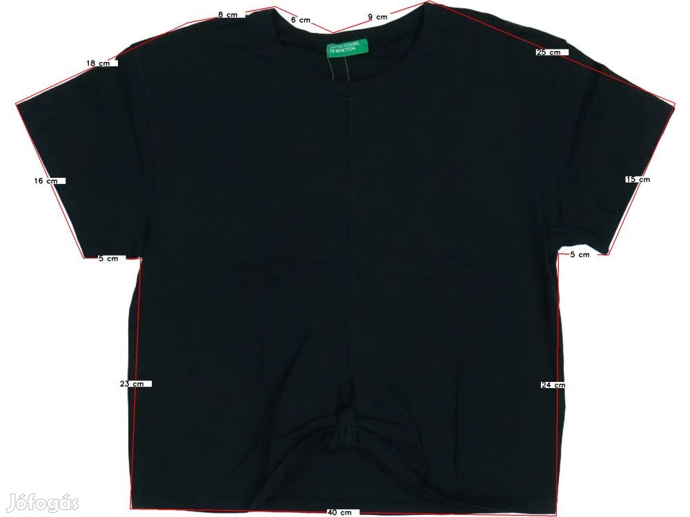 Benetton Új (címkés) Lány Póló (Méret: 152)