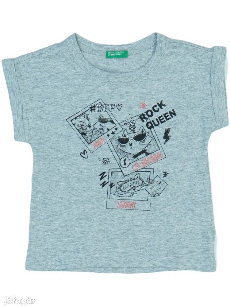Benetton Új (címkés) Lány Póló (Méret: 86)
