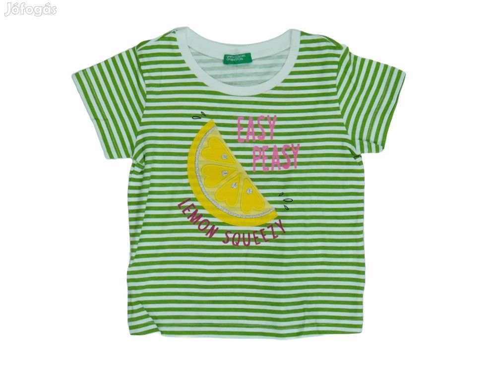 Benetton Új (címkés) Lány Póló (Méret: 86)