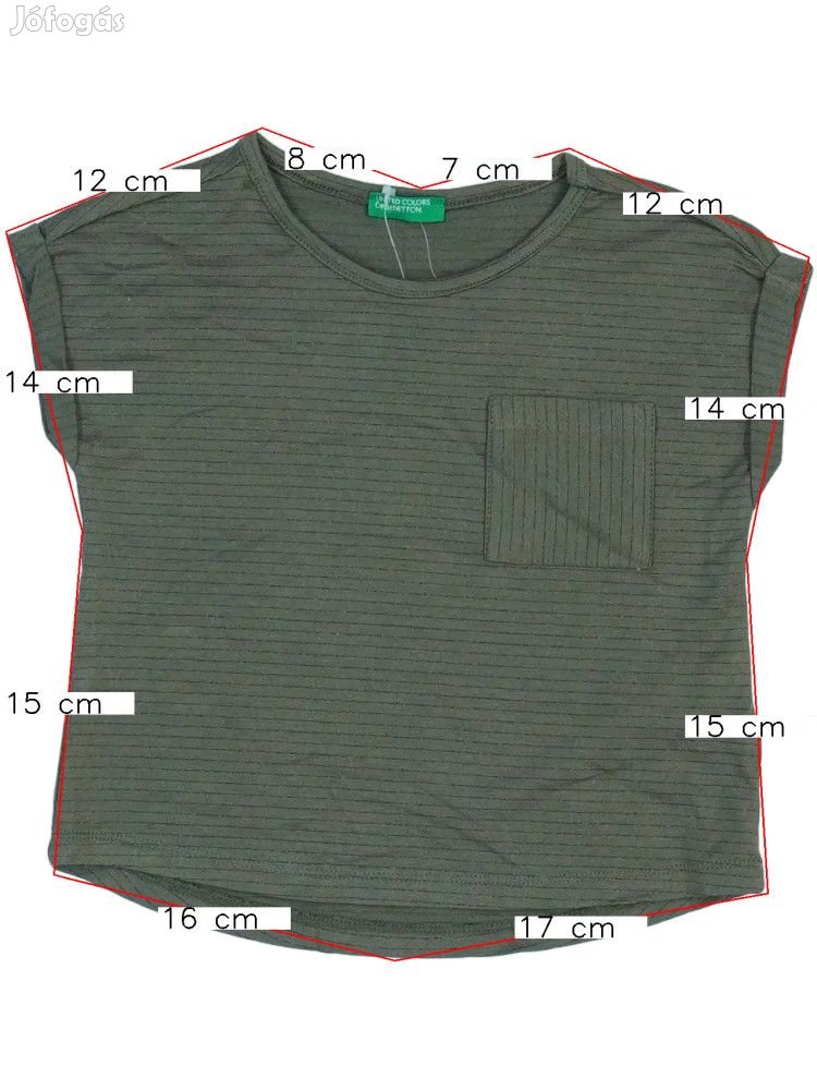 Benetton Új (címkés) Lány Póló (Méret: 86)